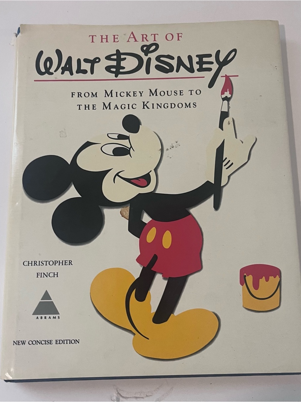 Disney Hardcover Coffee Table Book The Art of Walt Disney Vintage